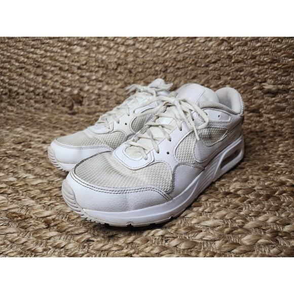 Nike Air Max SC CW4554-101 Sneaker Women US 10 White Leather Running Shoes - Picture 2 of 8